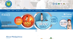 Desktop Screenshot of medquimica.ind.br